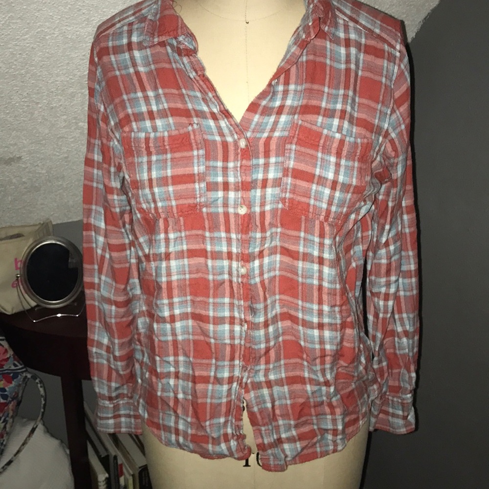 Red / Blue / White Plaid Flannel